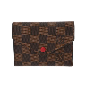 ルイヴィトン ダミエ ポルトフォイユ ヴィクトリーヌ エベヌ N41659 ダミエキャンバス レディース 財布 【purse】