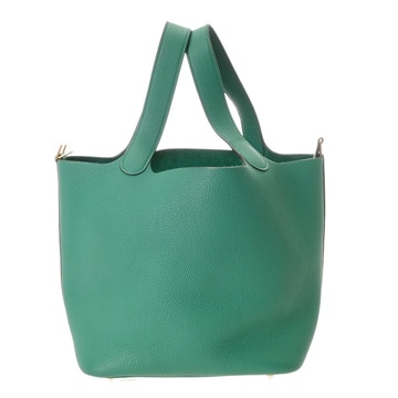 エルメス ピコタン ロック MM ヴェールジェイド トリヨンモーリス レディース バッグ 【bag】