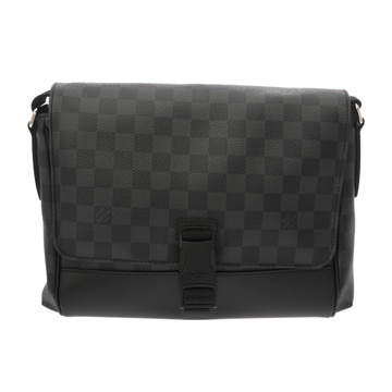 ルイヴィトン ダミエグラフィット メッセンジャー ブラック N41457 ダミエキャンバス メンズ バッグ 【bag】
