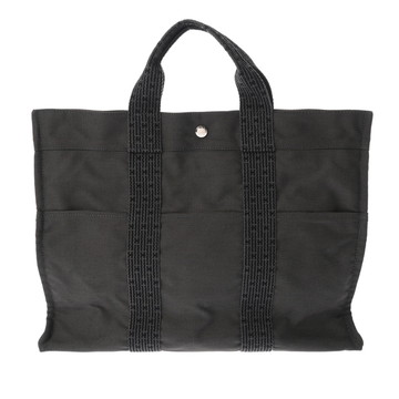 エルメス エールライン MM 新型 グレー キャンバス ユニセックス バッグ 【bag】