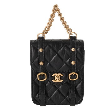 シャネル マトラッセ 2WAY チェーンショルダー ブラック AS2695 カーフ レディース バッグ 【bag】