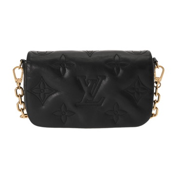 ルイヴィトン バブルグラム ウォレットオンストラップ 3WAY ノワール M81398 レザー レディース バッグ 【bag】