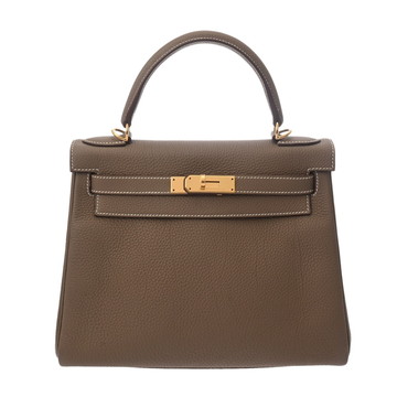 エルメス 28 内縫い エトゥープ トゴ レディース バッグ 【bag】