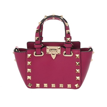 ヴァレンティノ 2WAY ミニ ロックスタッズ パープル レザー レディース バッグ 【bag】