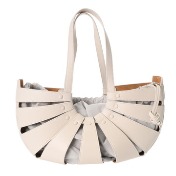 ボッテガヴェネタ ザシェル ホワイト レザー レディース バッグ 【bag】