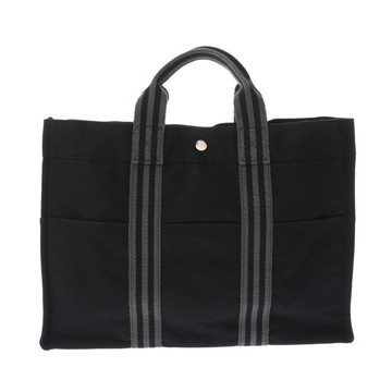 エルメス フールトゥ MM ブラック キャンバス ユニセックス バッグ 【bag】