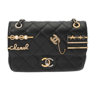 シャネル マトラッセ ミニ チェーンショルダー 20cm ヘアピン ゴールド金具 AS3489 ラムスキン レディース バッグ 【bag】