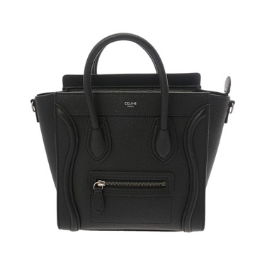 セリーヌ ラゲージ ナノ 2WAY ブラック 189243 ドラムドカーフ レディース バッグ 【bag】