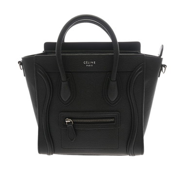 セリーヌ ラゲージ ナノ 2WAY ブラック 189243 ドラムドカーフ レディース バッグ 【bag】