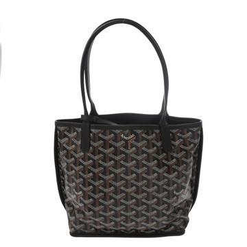 ゴヤール アンジュ ミニ ヘリンボーン ブラック コーティングキャンバス/レザー レディース バッグ 【bag】