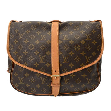 ルイヴィトン モノグラム ソミュール ブラウン M42254 モノグラムキャンバス レディース バッグ 【bag】