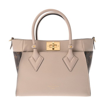 ルイヴィトン モノグラム オンマイサイド PM グレージュ M57729 モノグラムキャンバス/カーフ レディース バッグ 【bag】