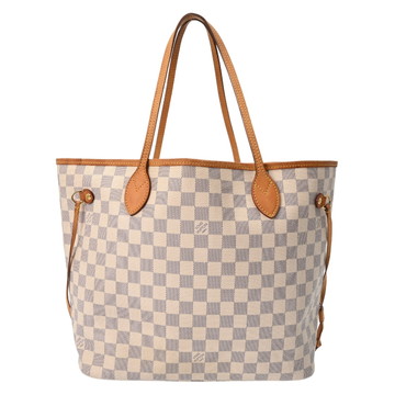 ルイヴィトン ダミエアズール ネヴァーフル MM ホワイト N41361 ダミエキャンバス レディース バッグ 【bag】