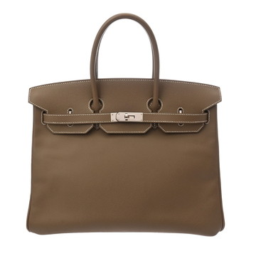 エルメス 35 エトゥープ ヴォーエプソン ユニセックス バッグ 【bag】