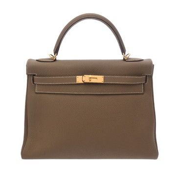 エルメス 32 内縫い 2WAY エトゥープ トゴ レディース バッグ 【bag】