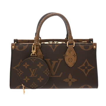 ルイヴィトン モノグラムリバース オンザゴー EW 2WAY ブラウン M46653 モノグラムキャンバス レディース バッグ 【bag】