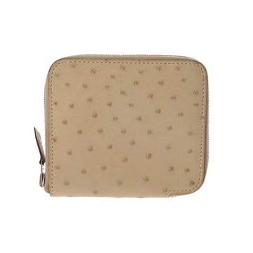 エルメス コンパクトウォレット ソルド品 パーシェマン オーストリッチ ユニセックス 財布 【purse】
