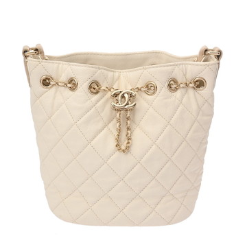 シャネル マトラッセ ホワイト ソフトキャビアスキン レディース バッグ 【bag】