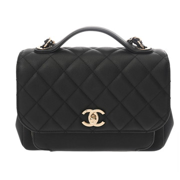 シャネル マトラッセ ビジネスアフィニティ スモール ブラック A93607 キャビアスキン レディース バッグ 【bag】