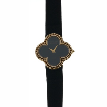 ヴァンクリーフ＆アーペル ヴィンテージ アルハンブラ 122974 オニキス レディース 時計 【wristwatch】