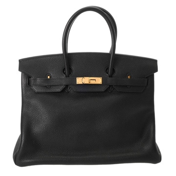 エルメス 35 ブラック トリヨンクレマンス ユニセックス バッグ 【bag】