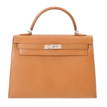 エルメス 32 外縫い ナチュラル ヴァッシュ レディース バッグ 【bag】