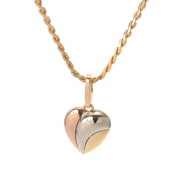 カルティエ トリニティ ハート チャーム K18YG/PG/WG レディース ジュエリー 【jewelry】