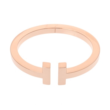 ティファニー Tスクエア エクストラスモール K18ピンクゴールド PG レディース ジュエリー 【jewelry】