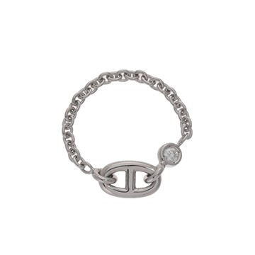 エルメス シェーヌダンクル チェーン #48 K18ホワイトゴールド WG レディース ジュエリー 【jewelry】