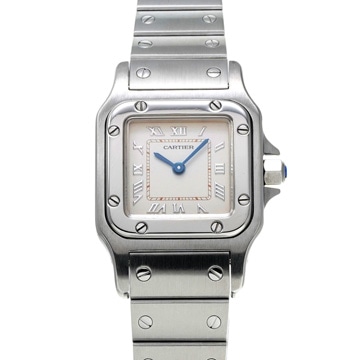 カルティエ サントスガルベ SM W20024D6 アイボリー レディース 時計 【wristwatch】