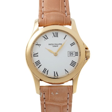パテックフィリップ カラトラバ 4906J ホワイト レディース 時計 【wristwatch】