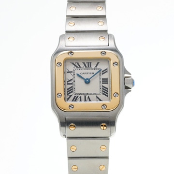 カルティエ サントス ガルベ SM W20012C4 アイボリー レディース 時計 【wristwatch】