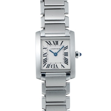 カルティエ タンクフランセーズ SM W51008Q3 シルバー レディース 時計 【wristwatch】