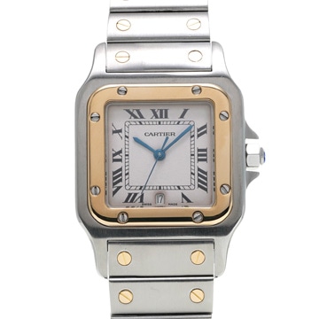 カルティエ サントス ガルベ LM アンティーク W20011C4 アイボリー レディース 時計 【wristwatch】