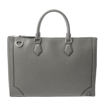 ルイヴィトン タイガ スリムブリーフケース グラシエ レザー メンズ バッグ 【bag】
