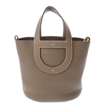 エルメス インザループ 18 エトゥープ トリヨンクレマンス/ヴォースイフト レディース バッグ 【bag】