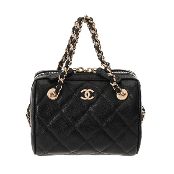 シャネル マトラッセ チェーンクラッチ ブラック AP4898 グレインドカーフスキン レディース バッグ 【bag】
