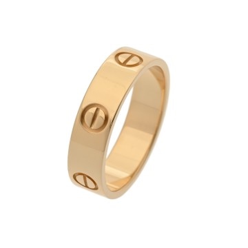 カルティエ ラブリング #58 K18イエローゴールド YG レディース ジュエリー 【jewelry】