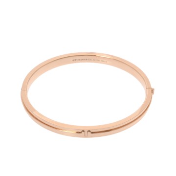 ティファニー  T-TWO ヒンジ ブレスレット K18ピンクゴールド PG レディース ジュエリー 【jewelry】
