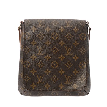 ルイヴィトン モノグラム ミュゼットサルサ ショート ブラウン M51258 モノグラムキャンバス レディース バッグ 【bag】