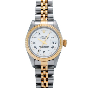 ロレックス デイトジャスト 10Pダイヤ 69173G ホワイト/ダイヤモンド レディース 時計 【wristwatch】