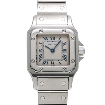 カルティエ サントスガルベ SM W20017D6 ホワイト レディース 時計 【wristwatch】