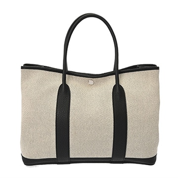 エルメス ガーデンパーティ PM エクリュ/ブラック ネゴンダ/トワルアッシュ レディース バッグ 【bag】