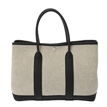 エルメス ガーデンパーティ TPM エクリュ/ブラック トワルアッシュ/ネゴンダ レディース バッグ 【bag】