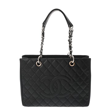シャネル GST グランドショッピングトート ブラック A50995 キャビアスキン レディース バッグ 【bag】
