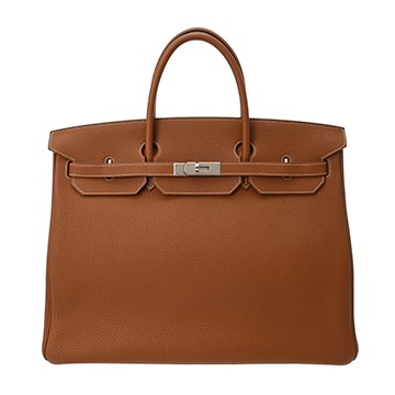 エルメス バーキン 40 ゴールド トゴ ユニセックス バッグ 【bag】