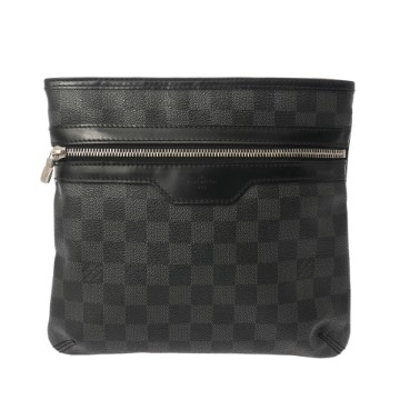 ルイヴィトン ダミエグラフィット トマス ブラック N58028 ダミエグラフィットキャンバス メンズ バッグ 【bag】