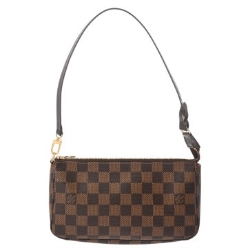 ルイヴィトン ミニ ポシェット アクセソワール ブラウン N41206 ダミエキャンバス レディース 【bag】