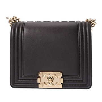 シャネル ボーイシャネル チェーンショルダー  ブラウン レザー レディース バッグ 【bag】