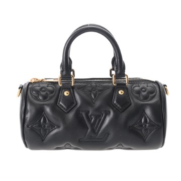 ルイヴィトン バブルグラム パピヨン BB ノワール M59800 レザー レディース バッグ 【bag】
